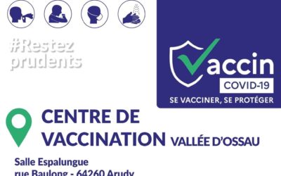 Réouverture du centre de vaccination de la Vallée d’Ossau