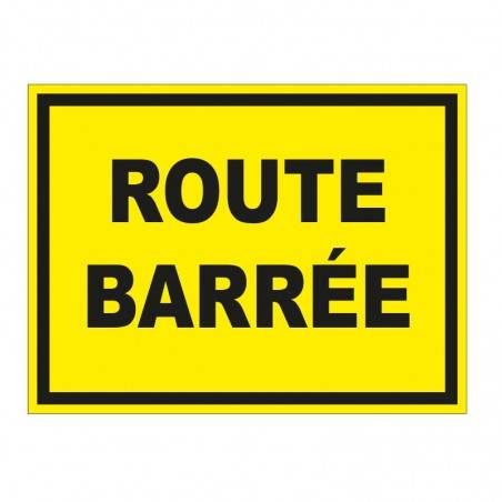Route barrée chemin Peyranère
