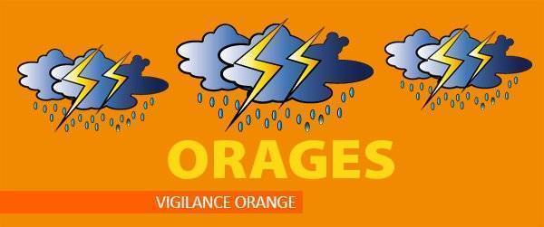 Alerte météo : vigilance orange aux orages