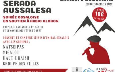Concert Ossalois – Serada Aussalesa le 09 décembre