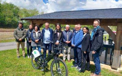 Trois stations de vélos électriques en libre-service inaugurées en Vallée d’Ossau