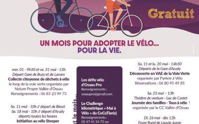 « Mai à vélo » : challenge kilométrique à vélo