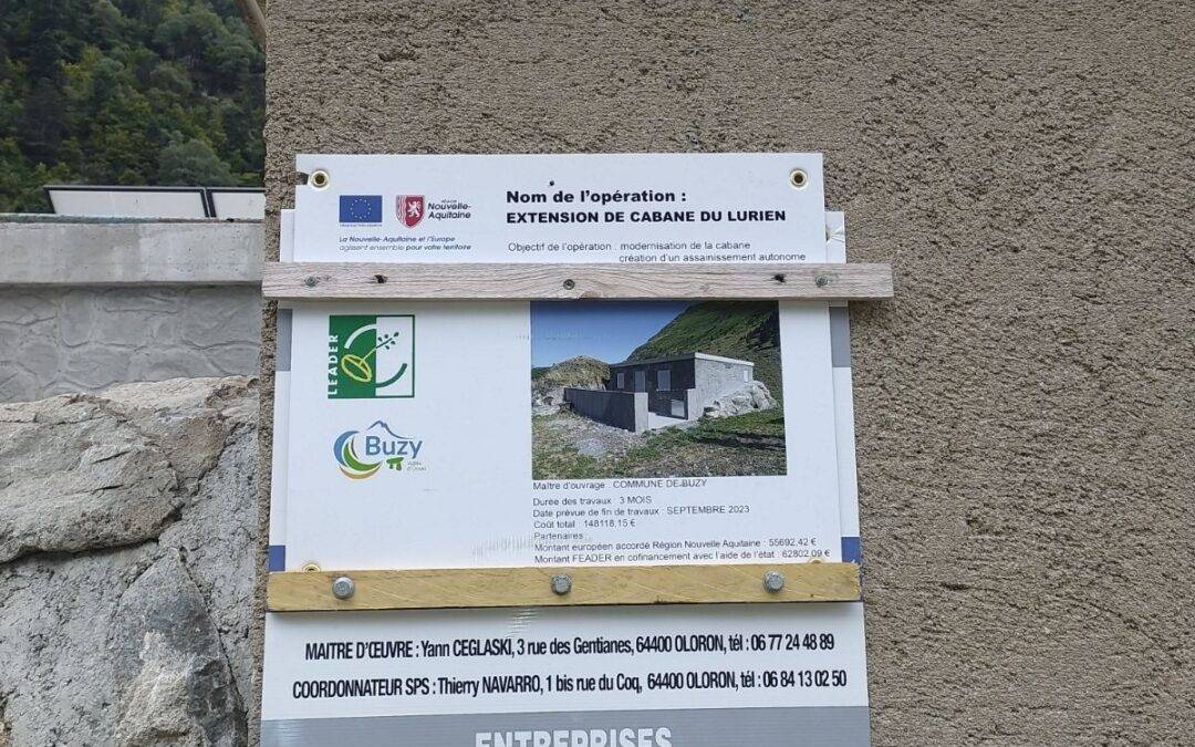 REHABILITATION DE LA CABANE DU LURIEN