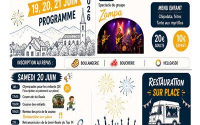 Fêtes de Buzy les 19,20 et 21 juin